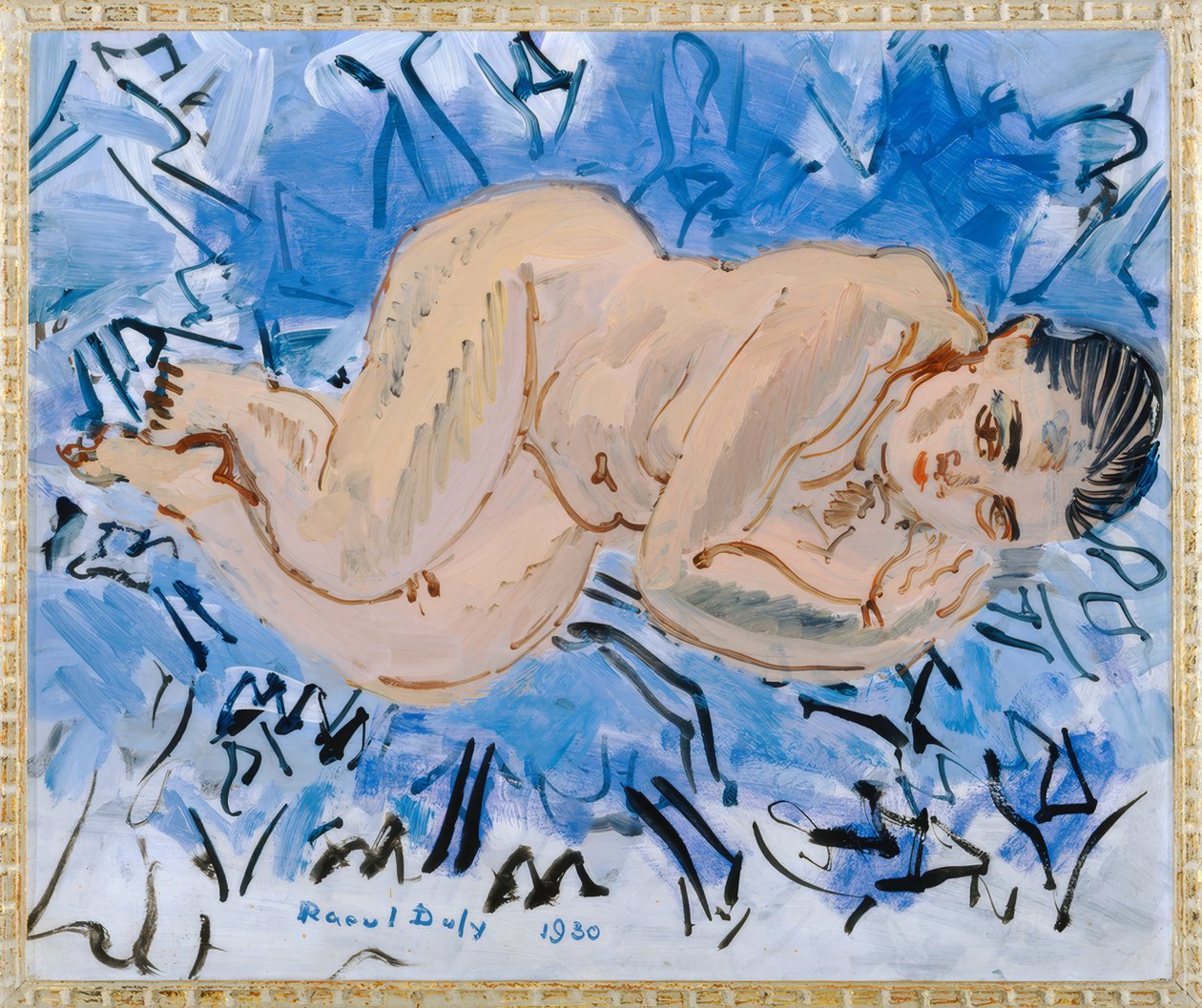 Vrouwelijk naakt door Raoul Dufy