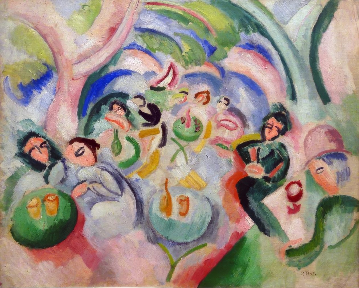 aperitief door Raoul Dufy
