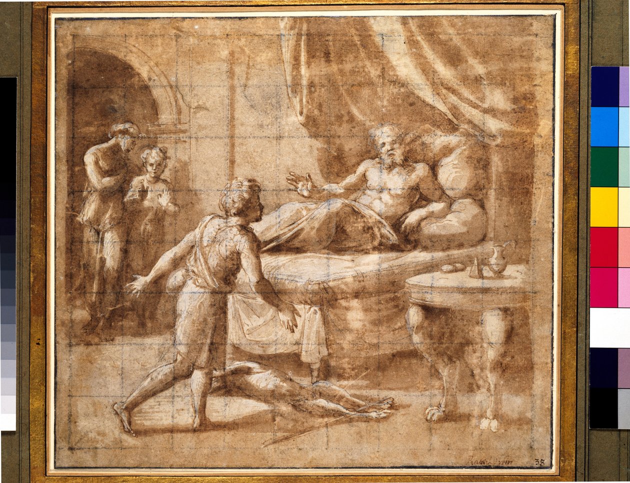 Esau claimt Isaacs Zegen door Raffaello Sanzio Raphael