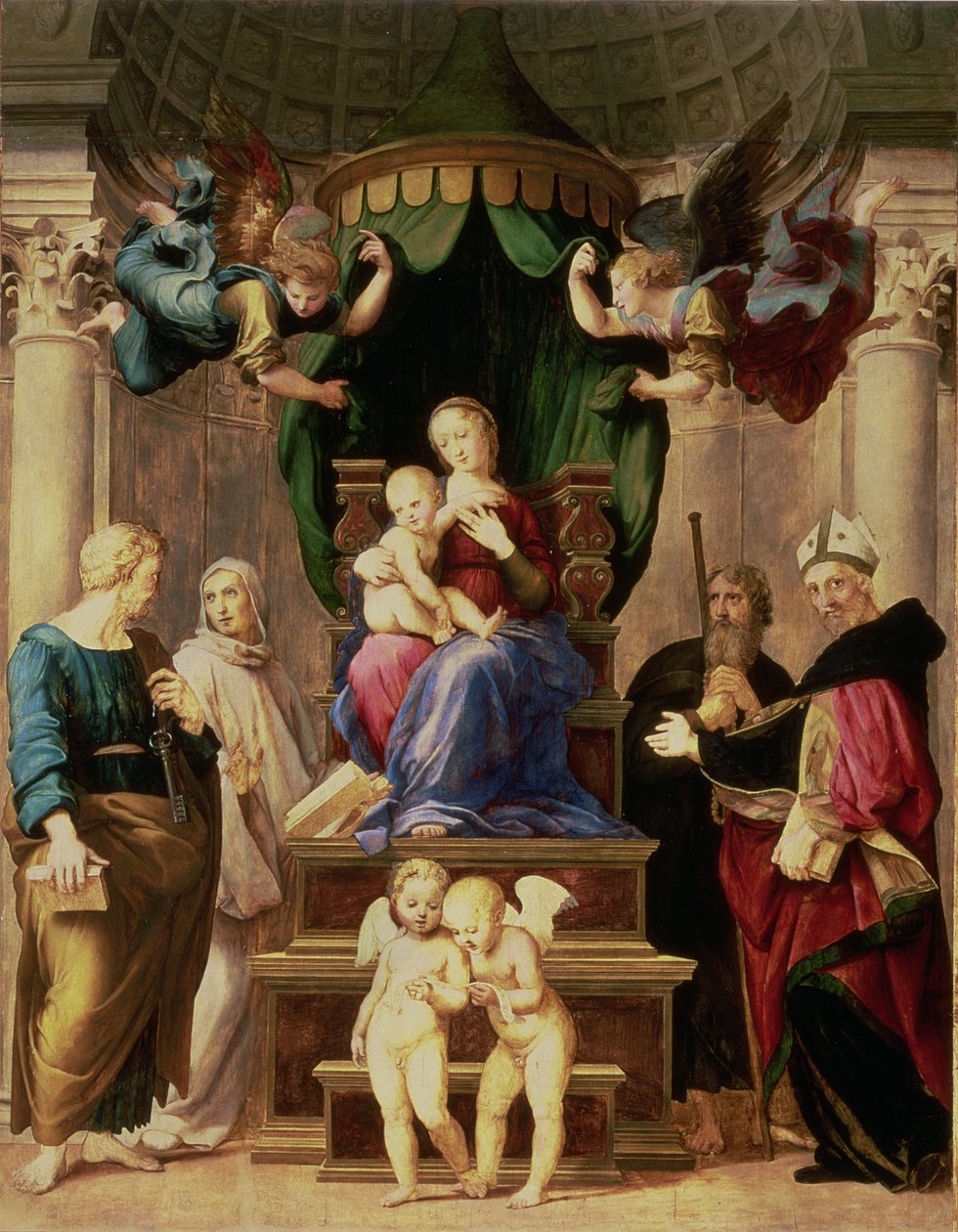 Madonna van de Baldacchino door Raffaello Sanzio Raphael