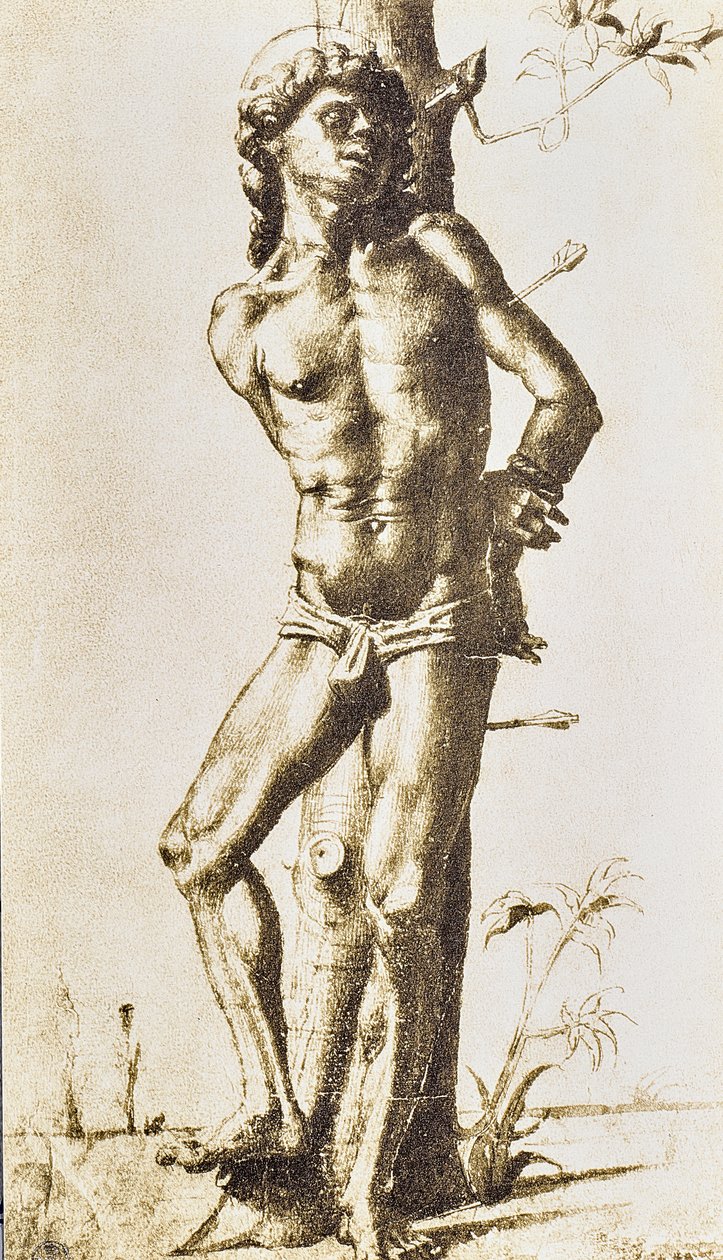 Beeld van een heilige door Raffaello Sanzio Raphael