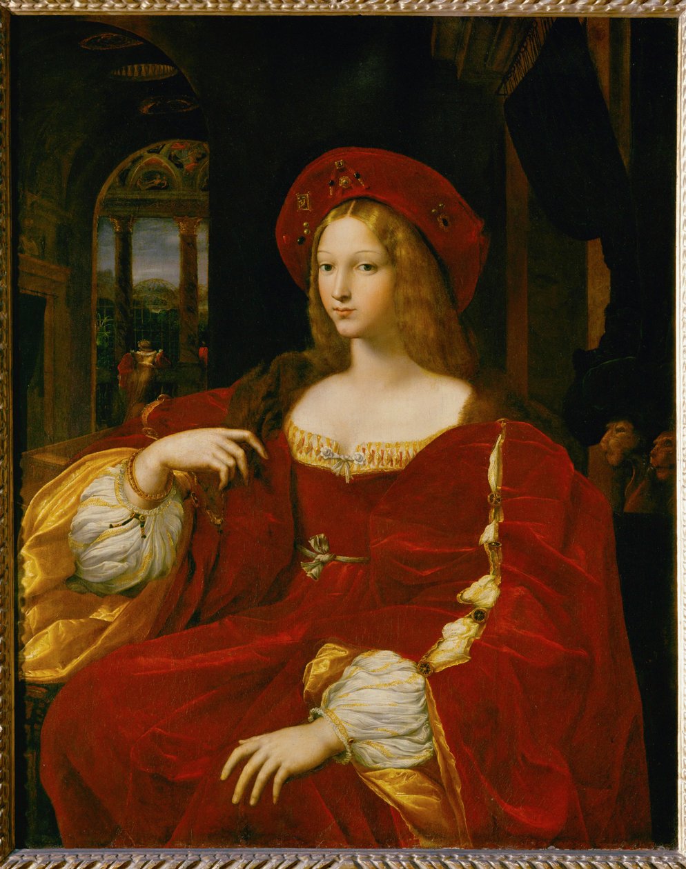 Isabel de Requesens, vrouw van de onderkoning van Napels ... door Raphael (1483-1520)