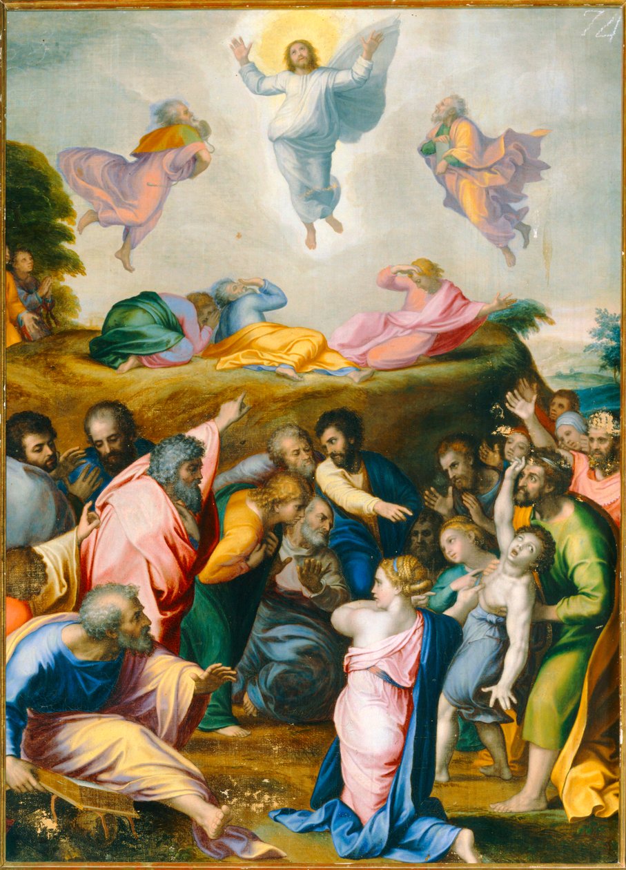 Transfiguratie van Jezus (schilderij) door Raphael (1483 1520)
