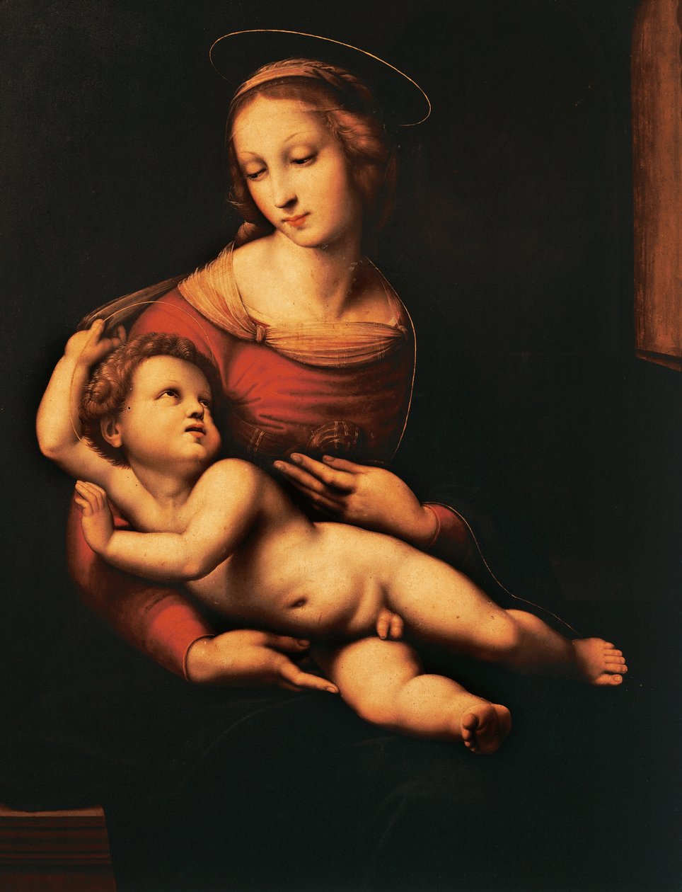 Bridgewater Madonna (Madonna en Kind) door Raphael (1483 1520)