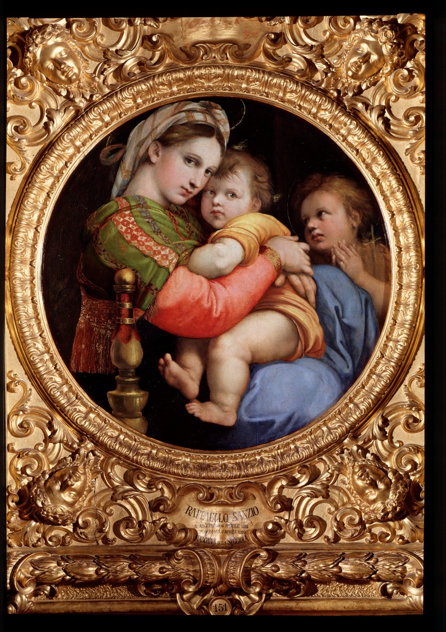 De Madonna van de Stoel door Raphael