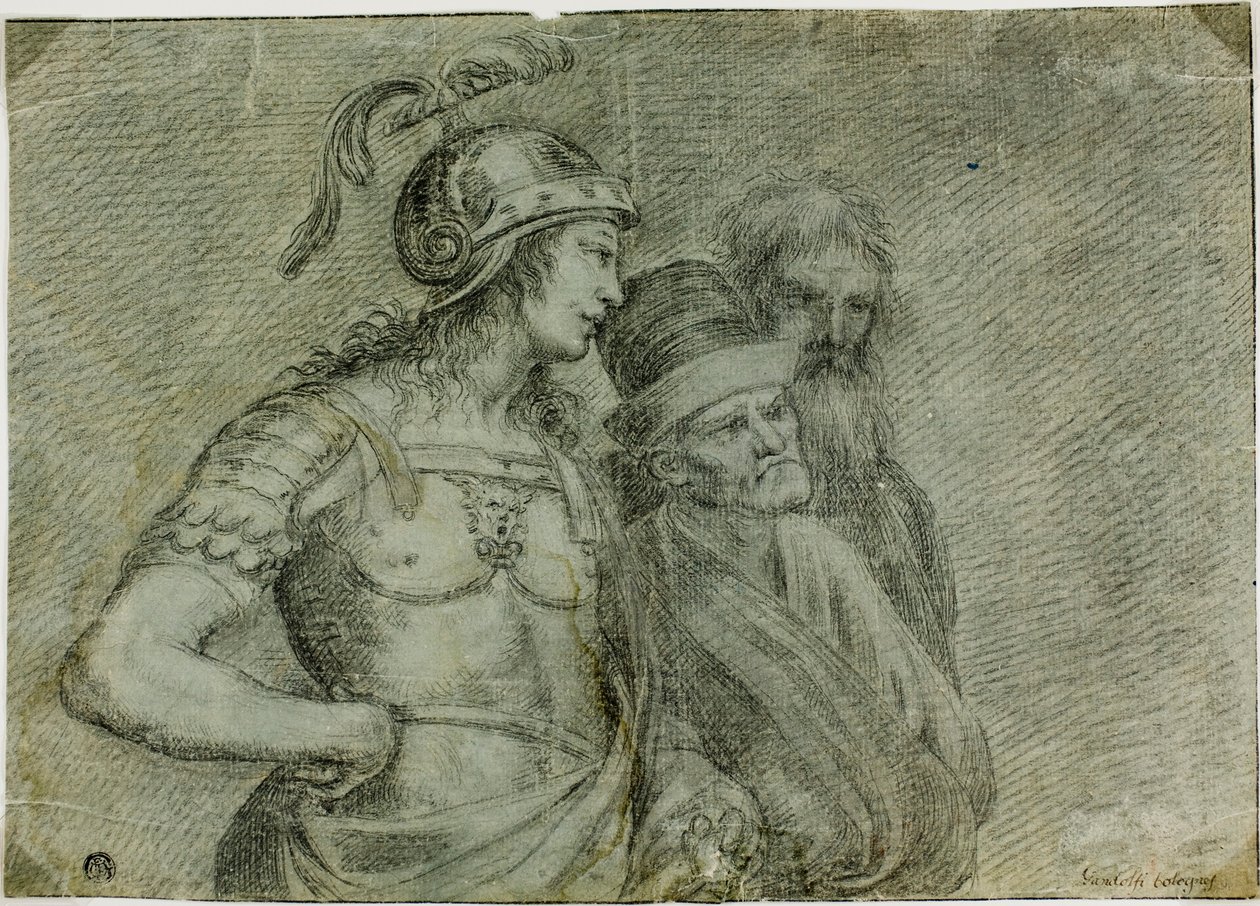 Alcibiades en Twee Filosofen door Raphael