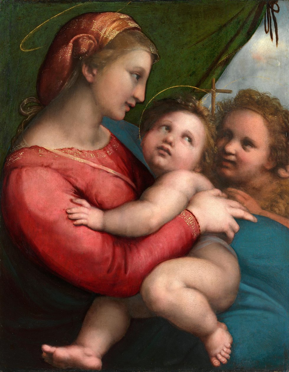 Madonna van de tent door Raphael
