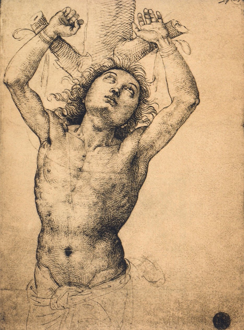 Sint Sebastiaan door Raffaello Sanzio Raphael
