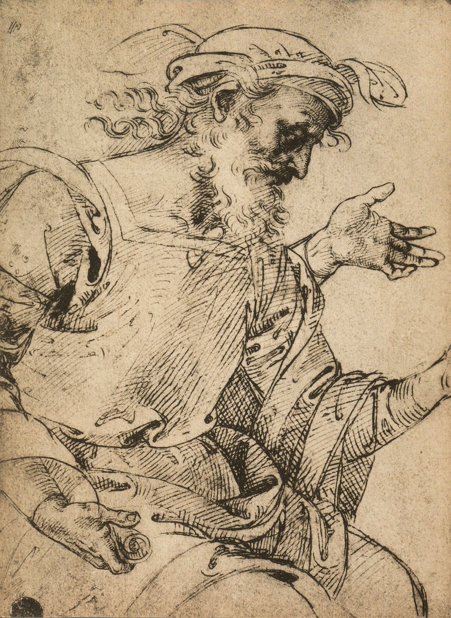 De profeet Ezechiël door Raffaello Sanzio Raphael
