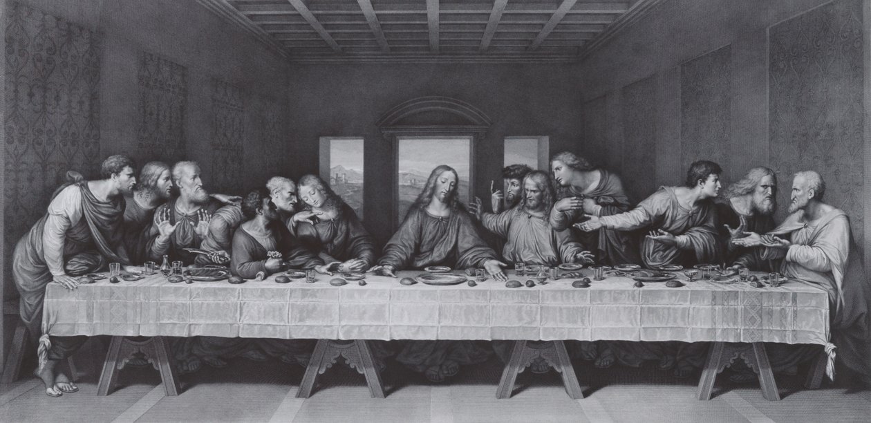 Het Laatste Avondmaal door Raphael Morghen