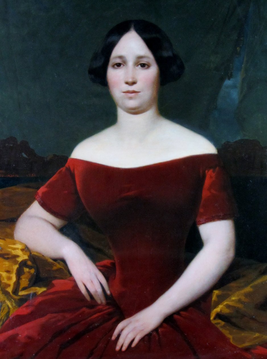 Doña Dolores Garcia-Huidobro door Raymond Auguste Quinsac Monvoisin