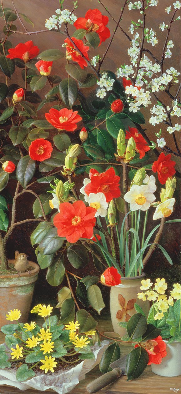 Schilderij april door Raymond Booth