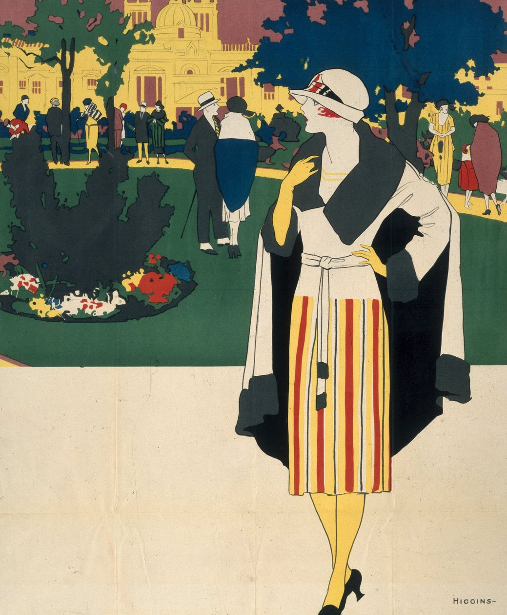 Bijgesneden versie van Harrogate, LNER poster door Reginald Edward Higgins