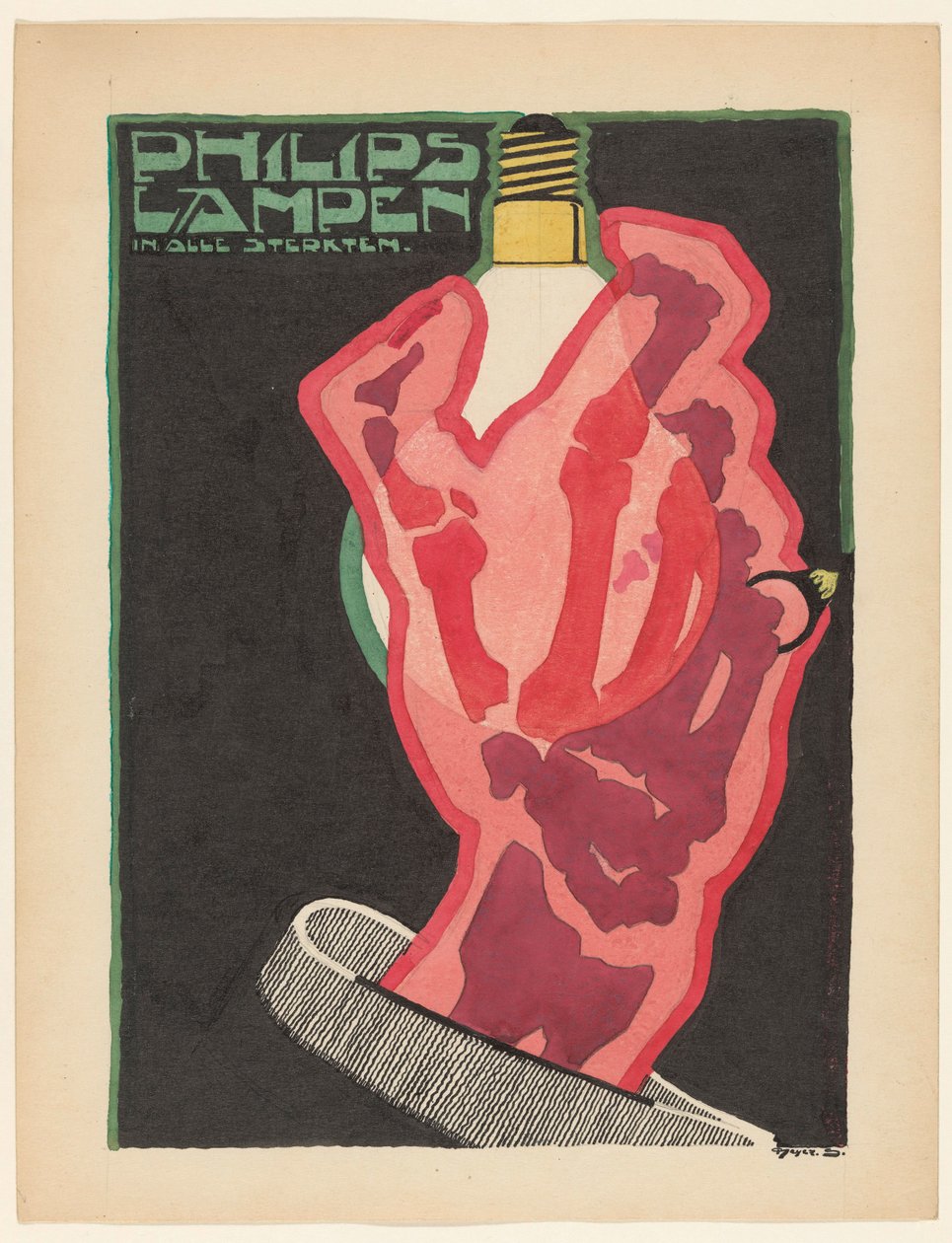 Philips lampen in alle sterkten (originele titel op object) door Reijer Stolk (signed by artist)