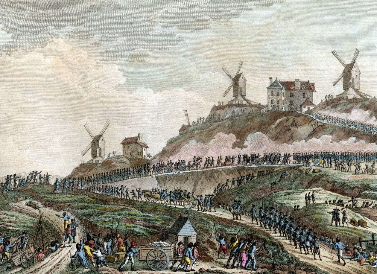 Kanonnen naar Montmartre gebracht door Reiner Vinkeles
