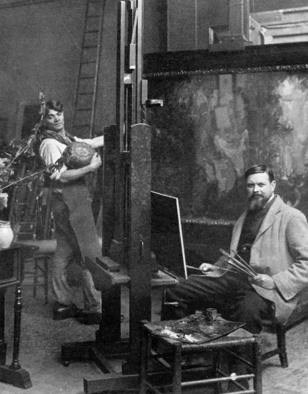 Sir Frank Brangwyn, Welshe kunstenaar, 1911-1912 door Reinhold Thiele