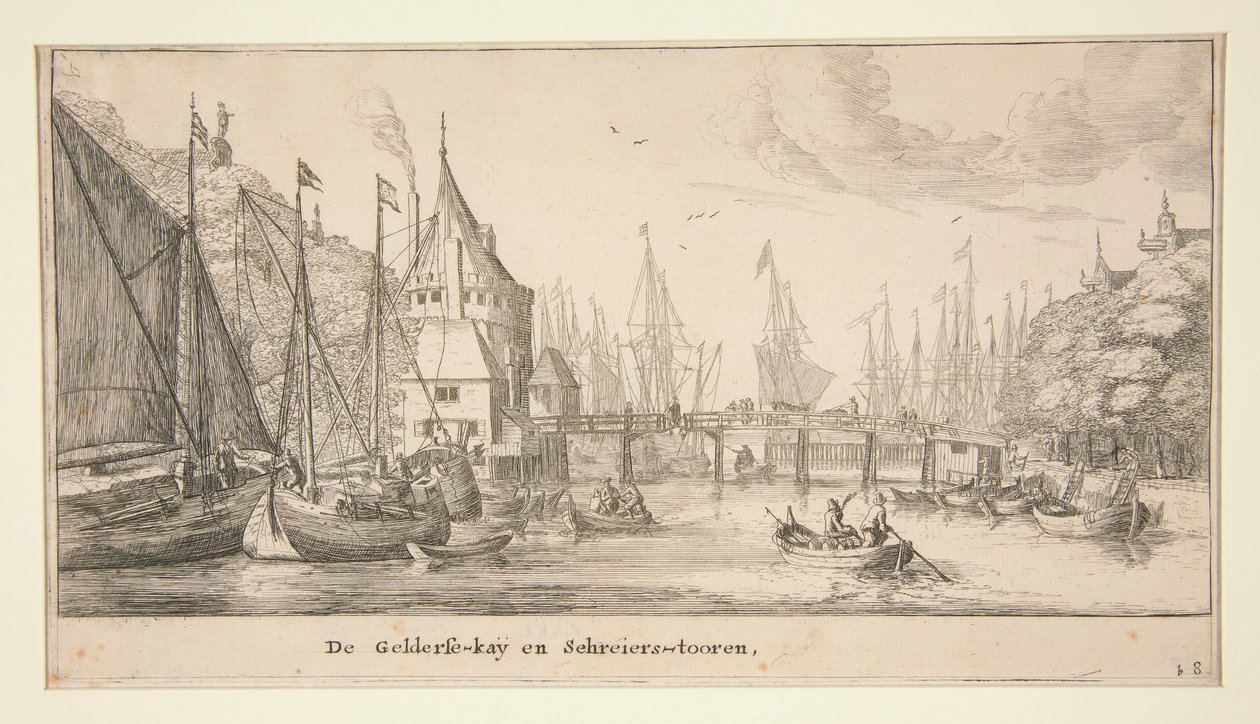 Gezicht op Amsterdam door Reinier Nooms
