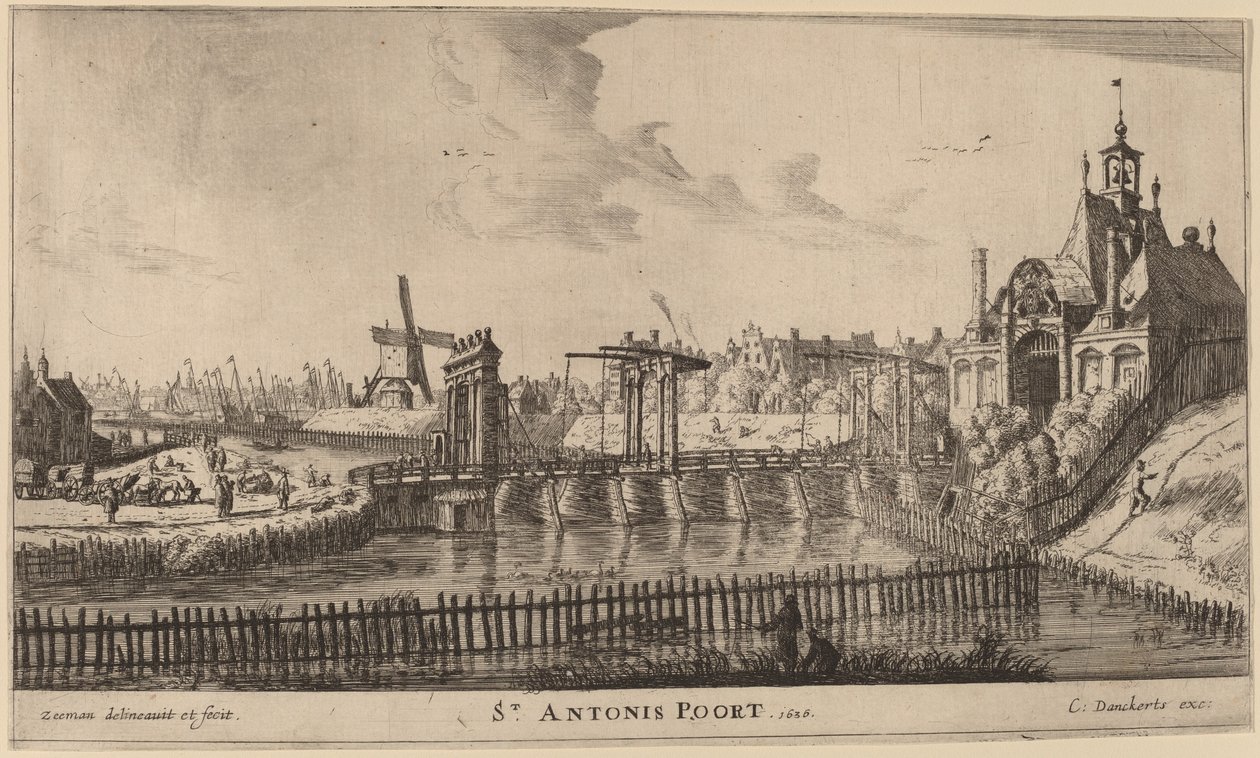 St. Antonispoort door Reinier Nooms, called Zeeman