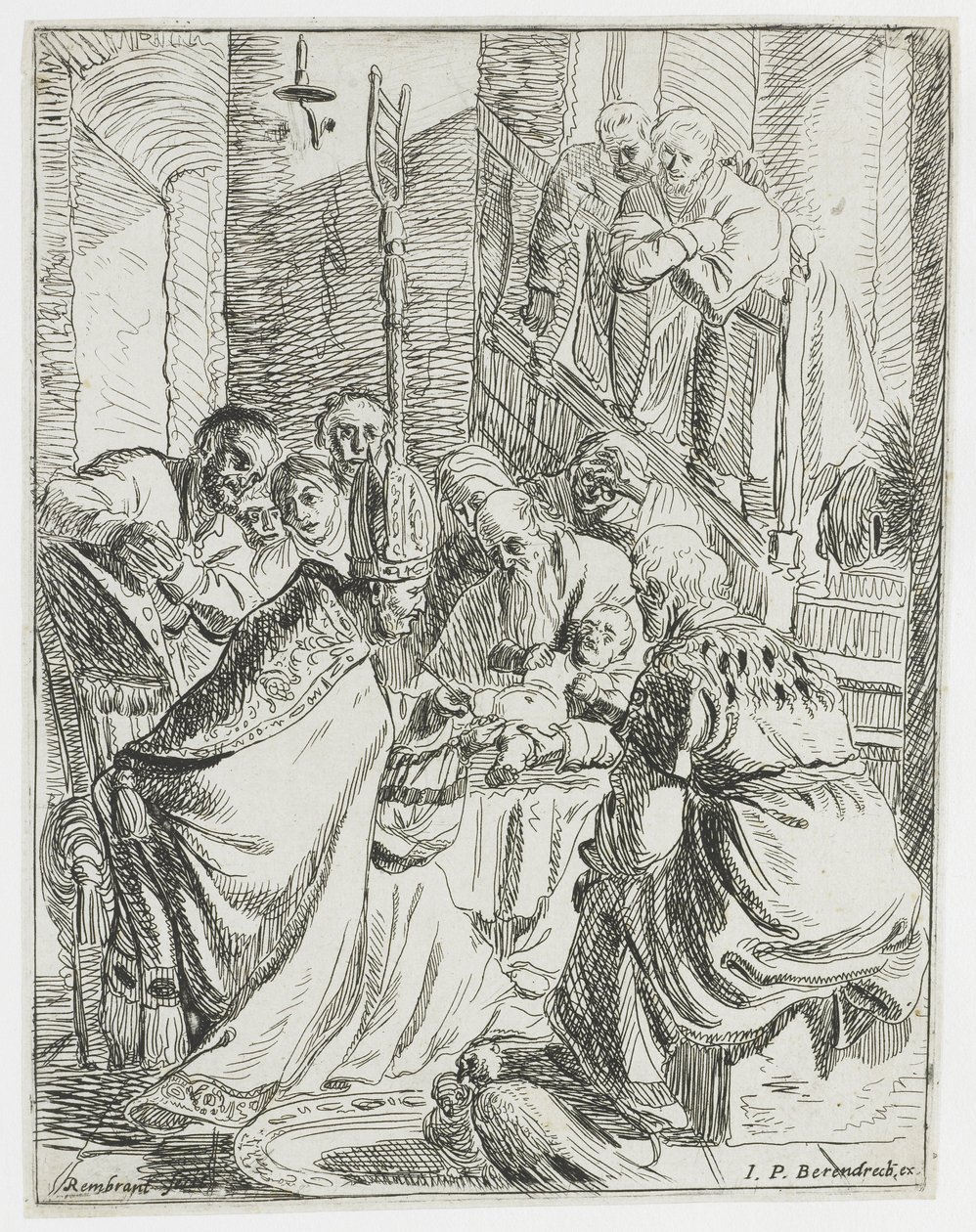 De besnijdenis van Christus door Rembrandt van Rijn
