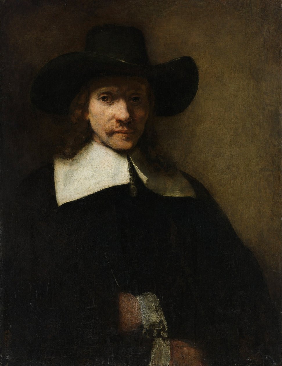 Portret van een Man door Rembrandt van Rijn