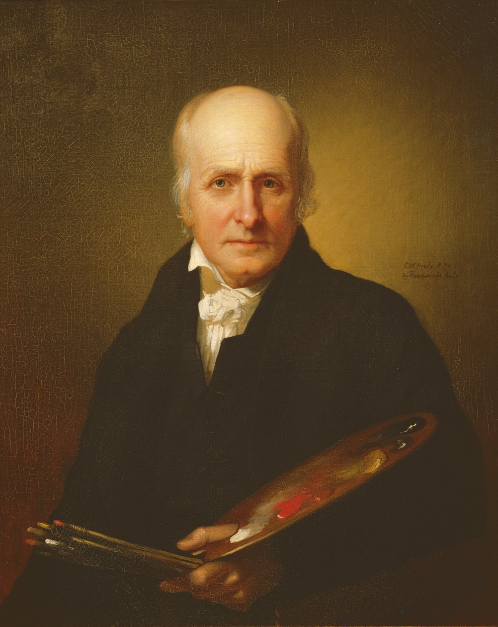 Charles Wilson Peale (1741-1827) door Rembrandt Peale