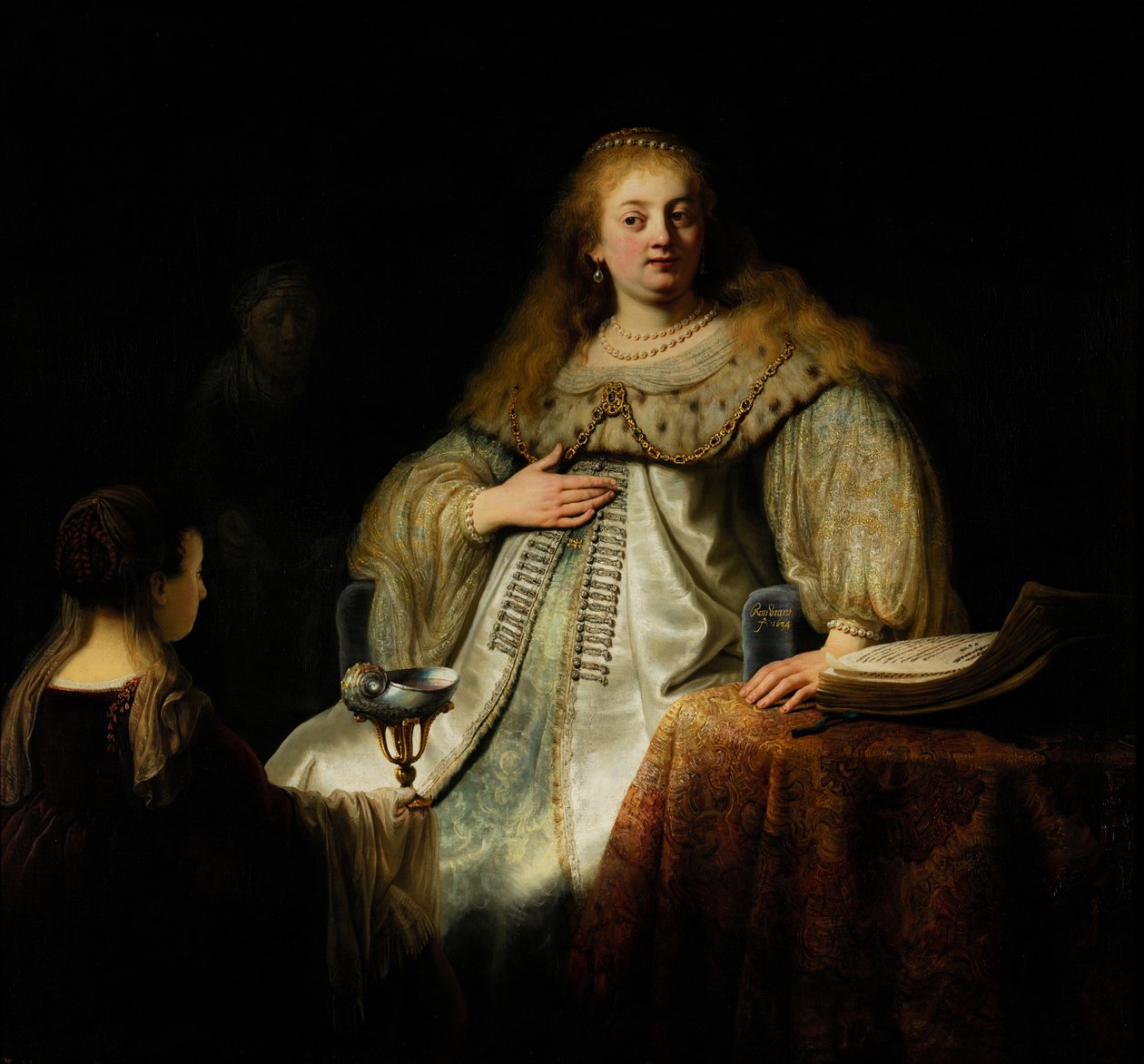 Artemisia door Rembrandt van Rijn