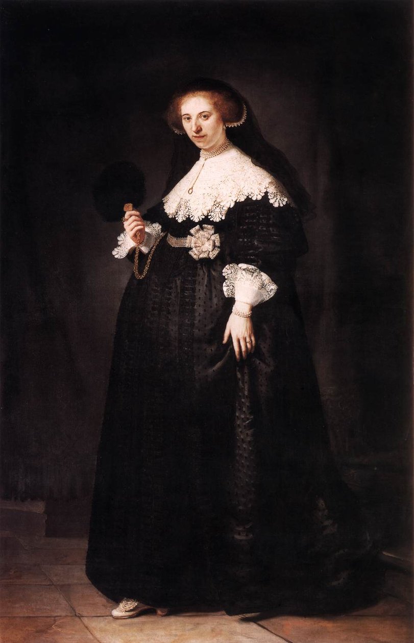Portret van Oopjen Coppit door Rembrandt van Rijn