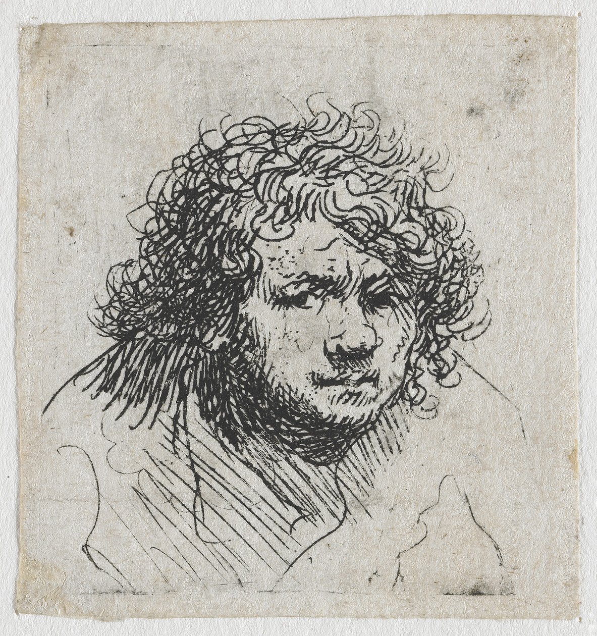 Zelfportret door Rembrandt van Rijn