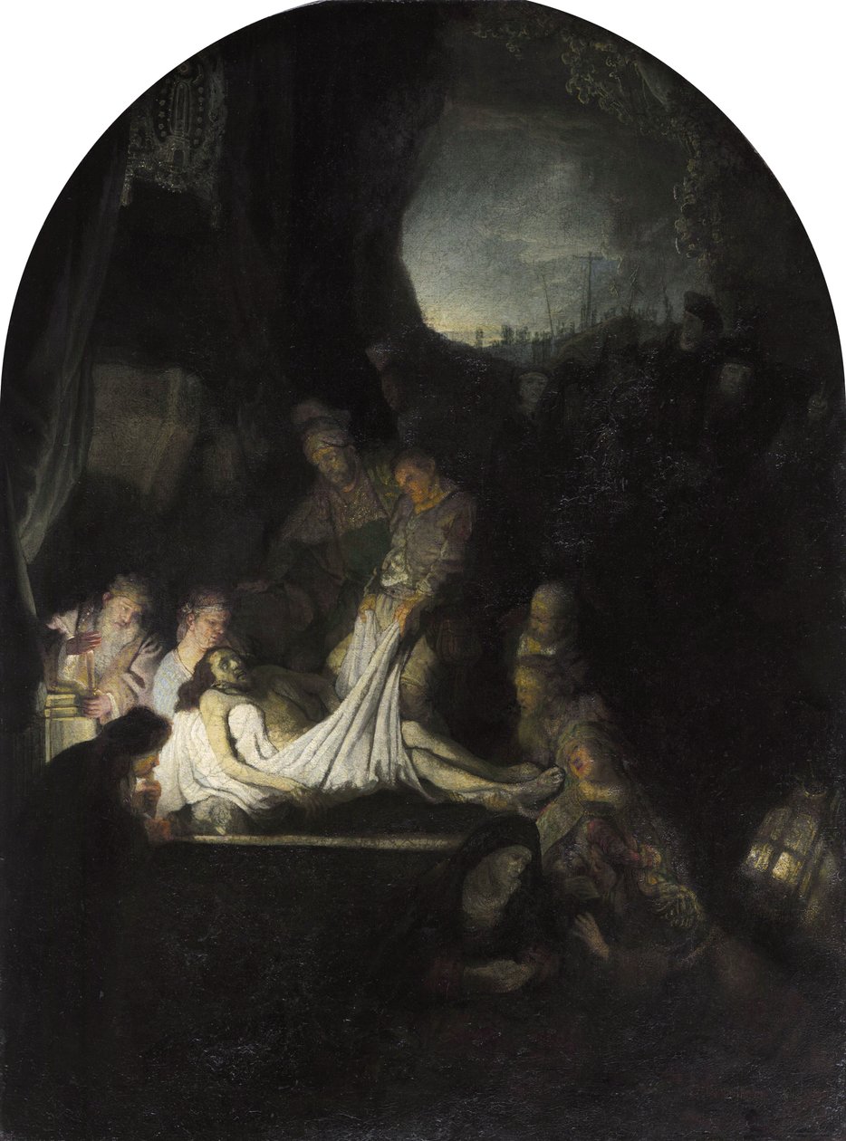 De Graflegging door Rembrandt van Rijn