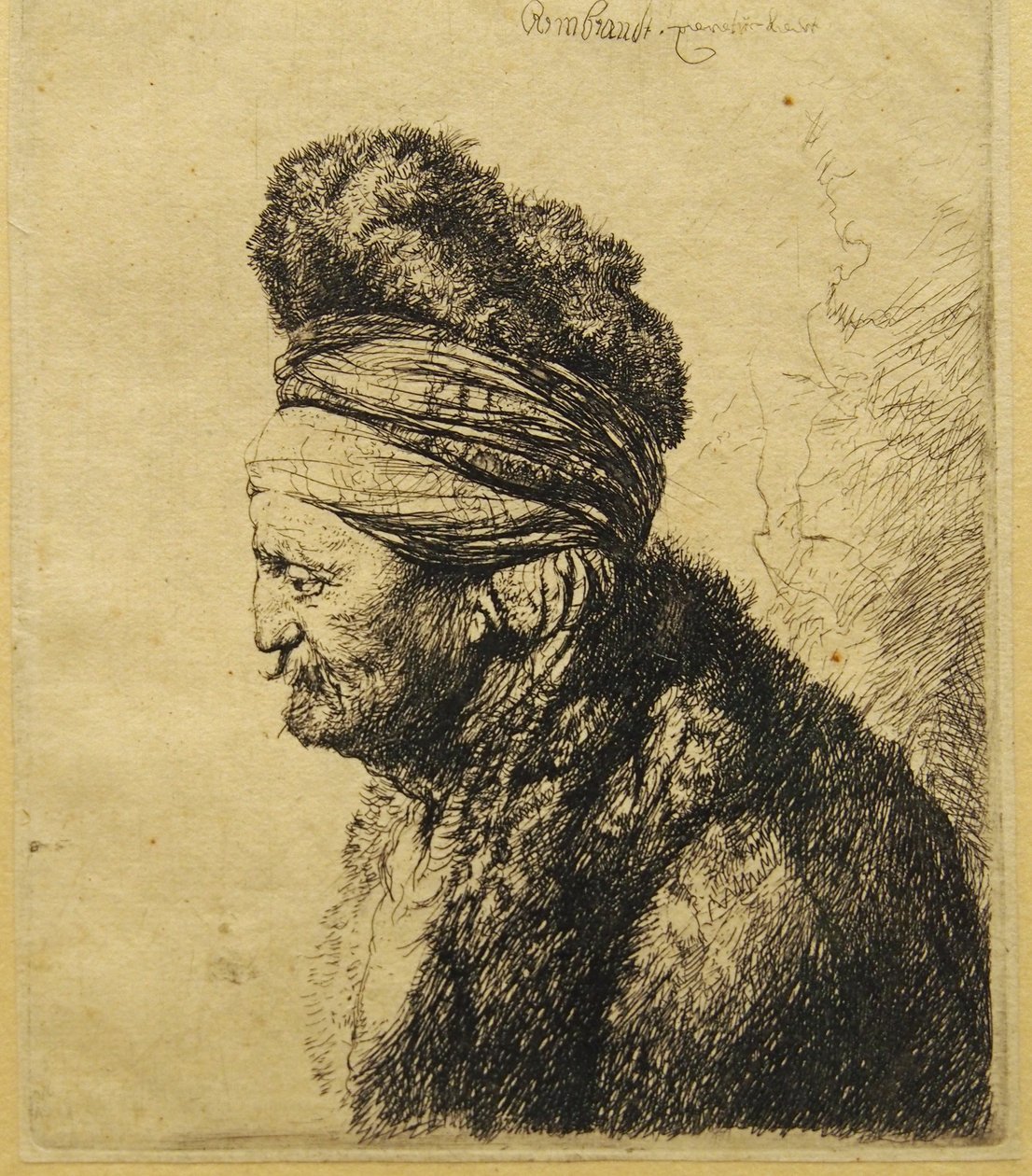 Het Tweede Oosterse Hoofd door Rembrandt van Rijn