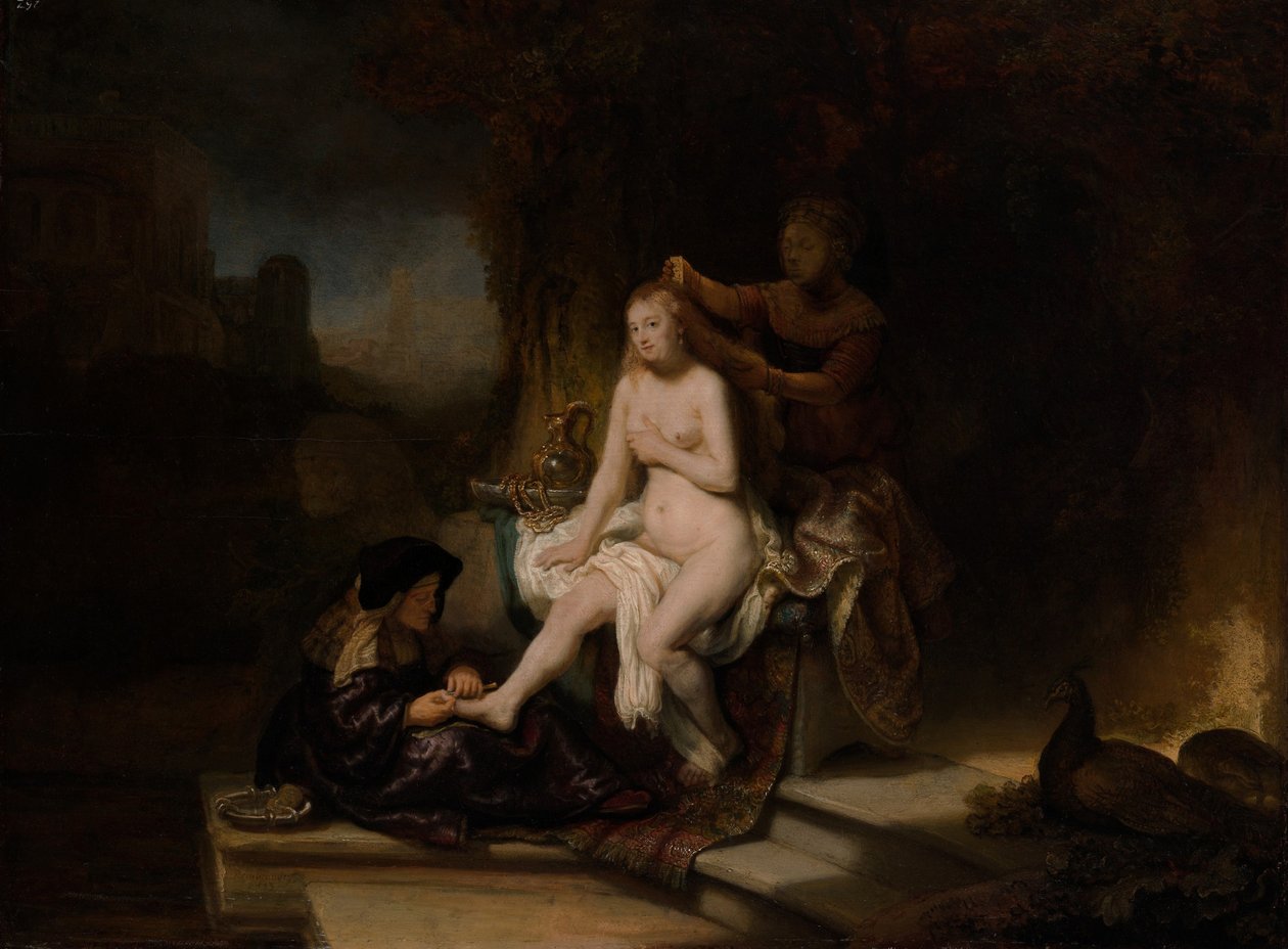 Het Toilet van Bathseba door Rembrandt van Rijn
