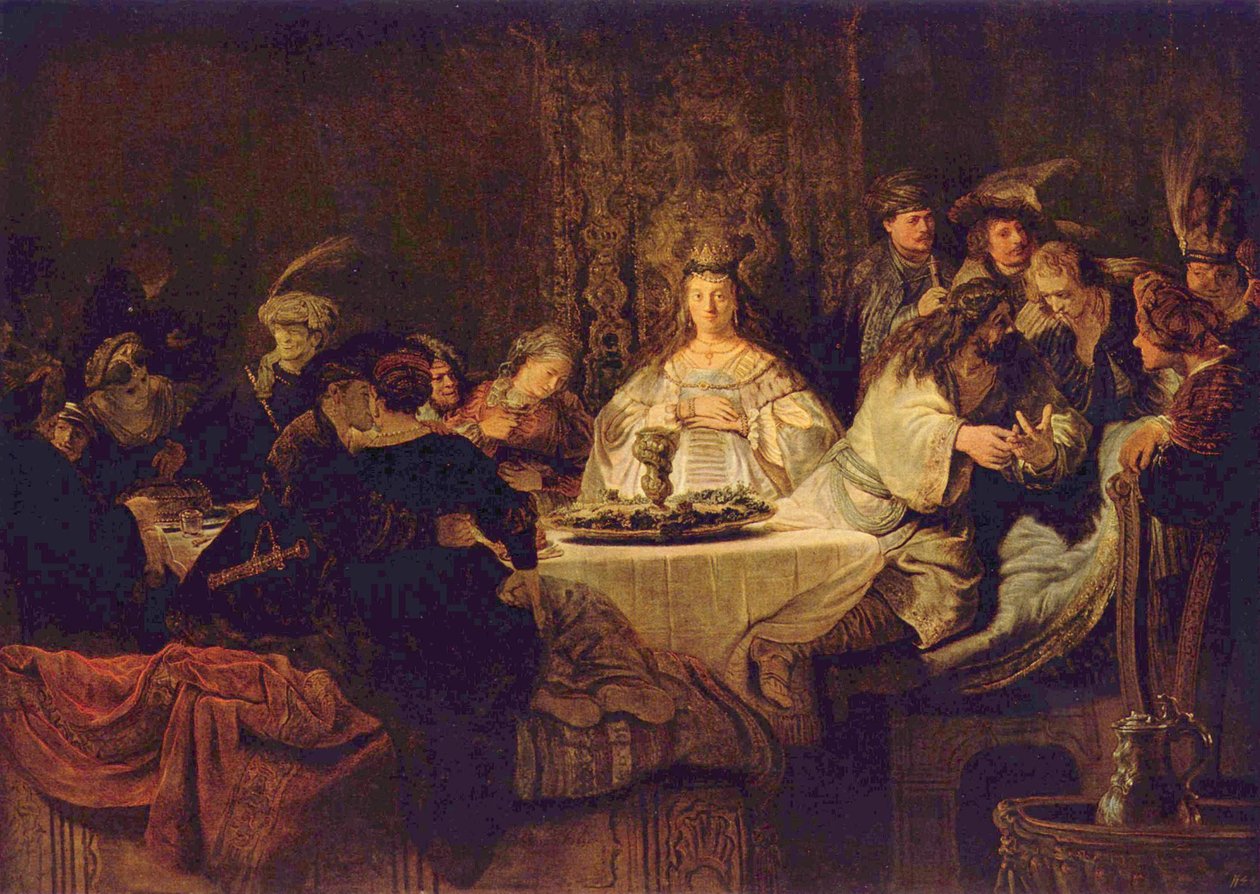 De Bruiloft van Samson door Rembrandt van Rijn