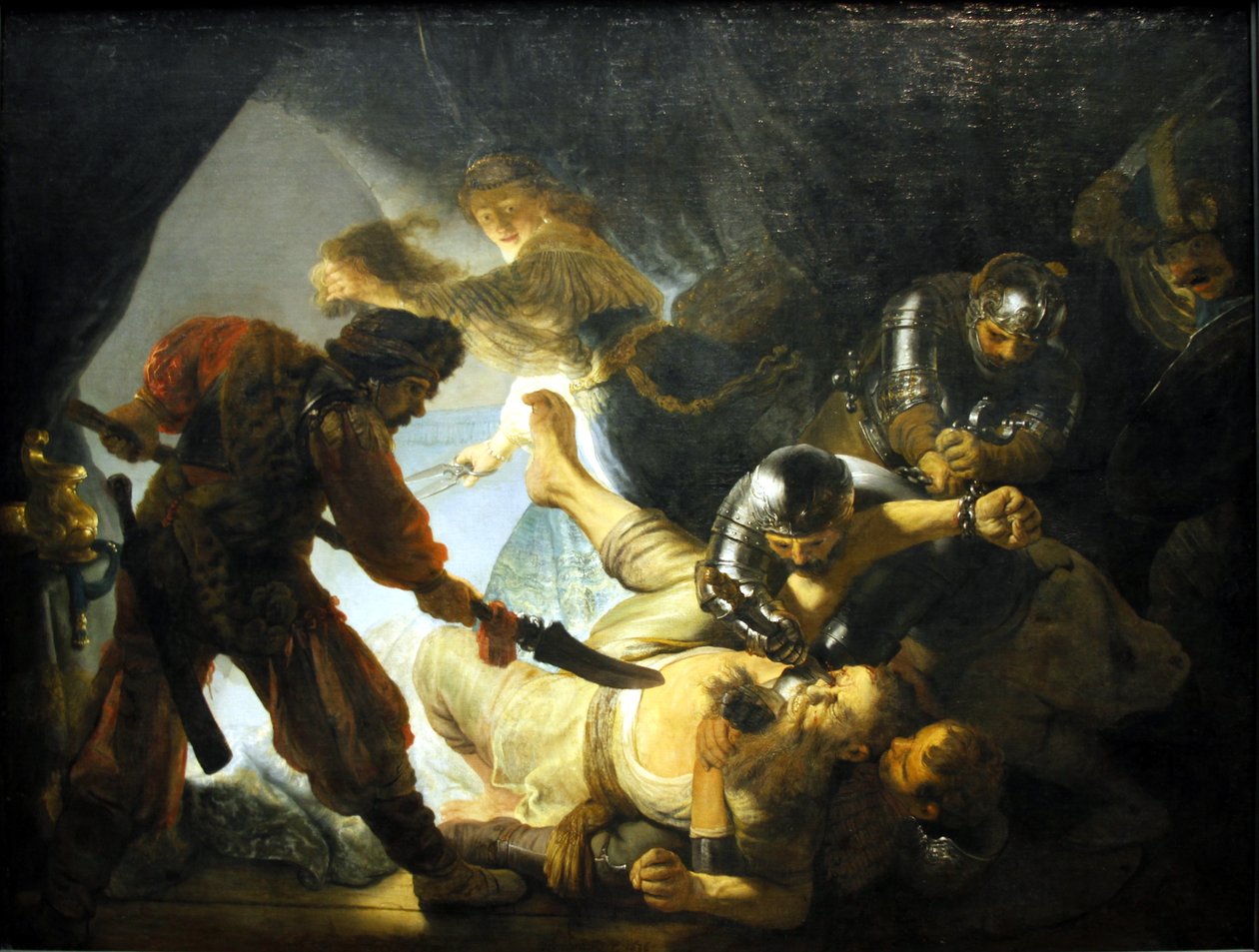 De verblinding van Simson door Rembrandt