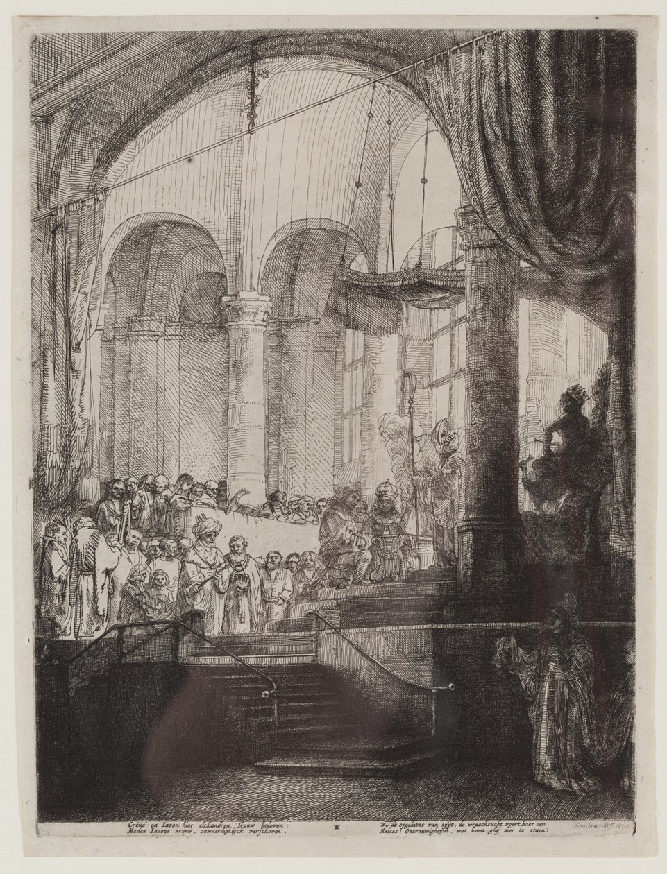 Medea: Of het Huwelijk van Jason en Creusa door Rembrandt van Rijn
