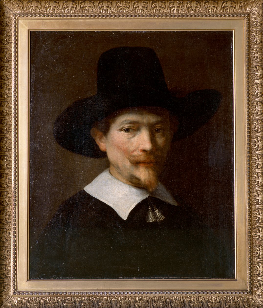 Portret van een man door Rembrandt Harmensz. van Rijn