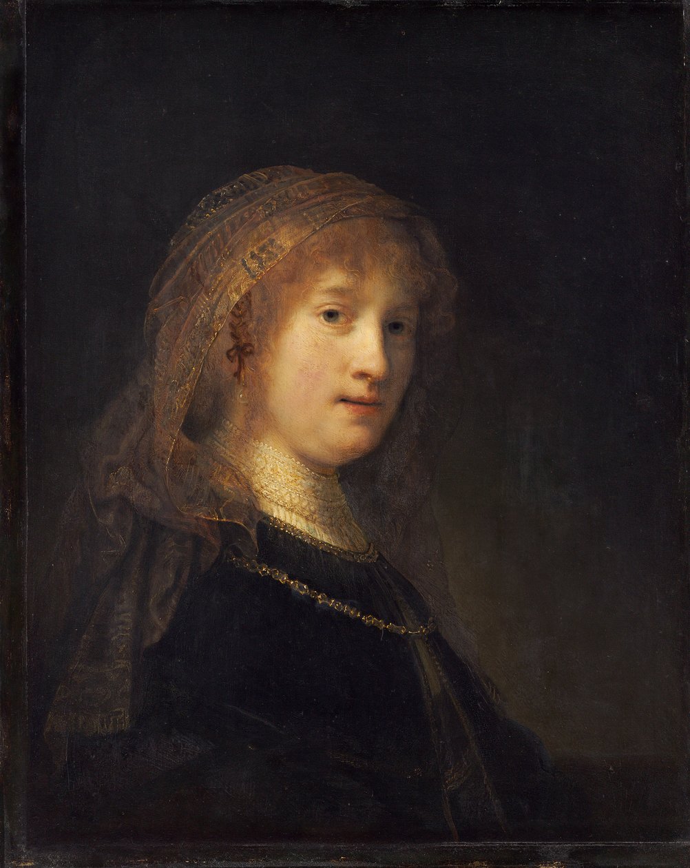Saskia van Uylenburgh door Rembrandt van Rijn