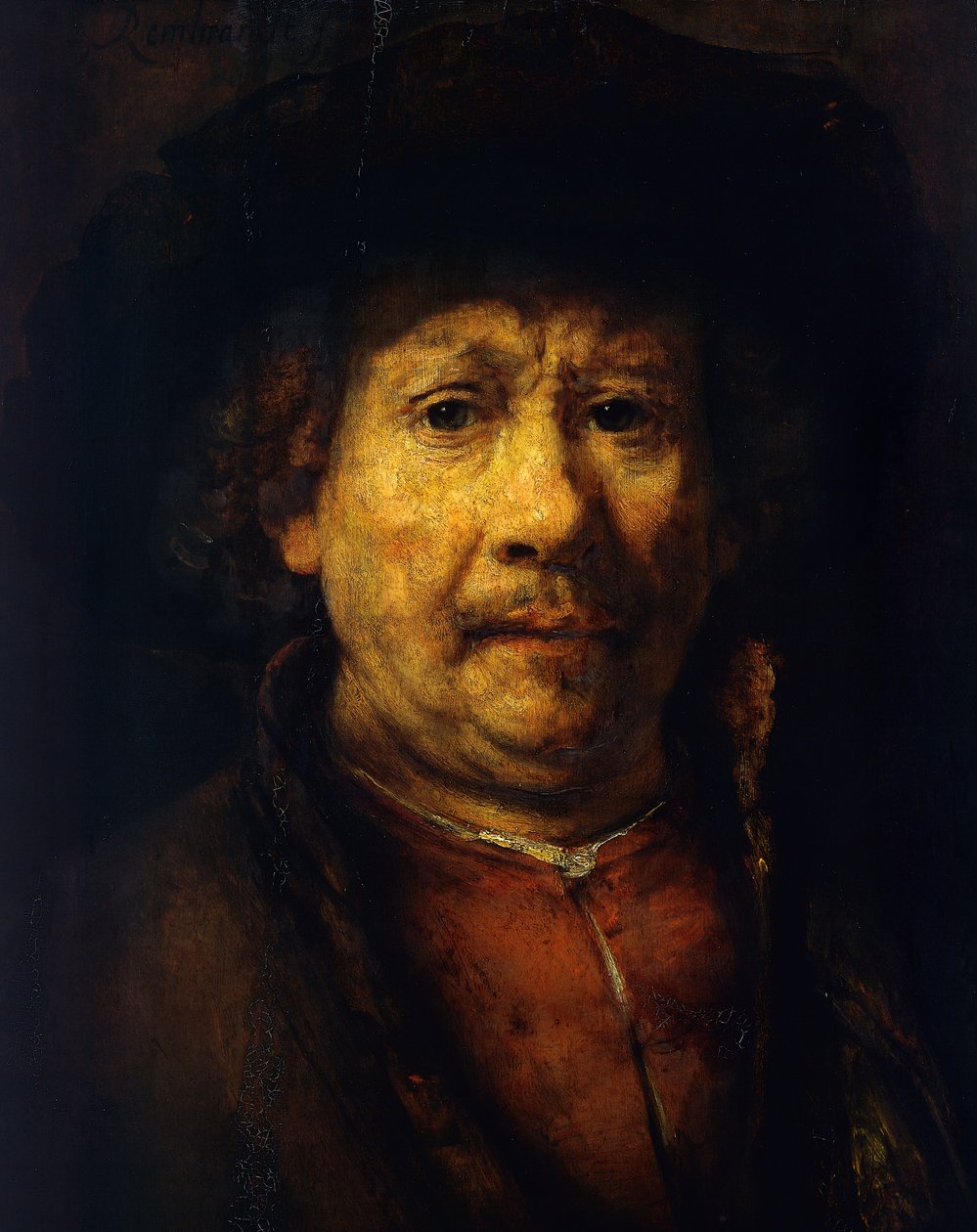 Zelfportret door Rembrandt Harmensz. van Rijn