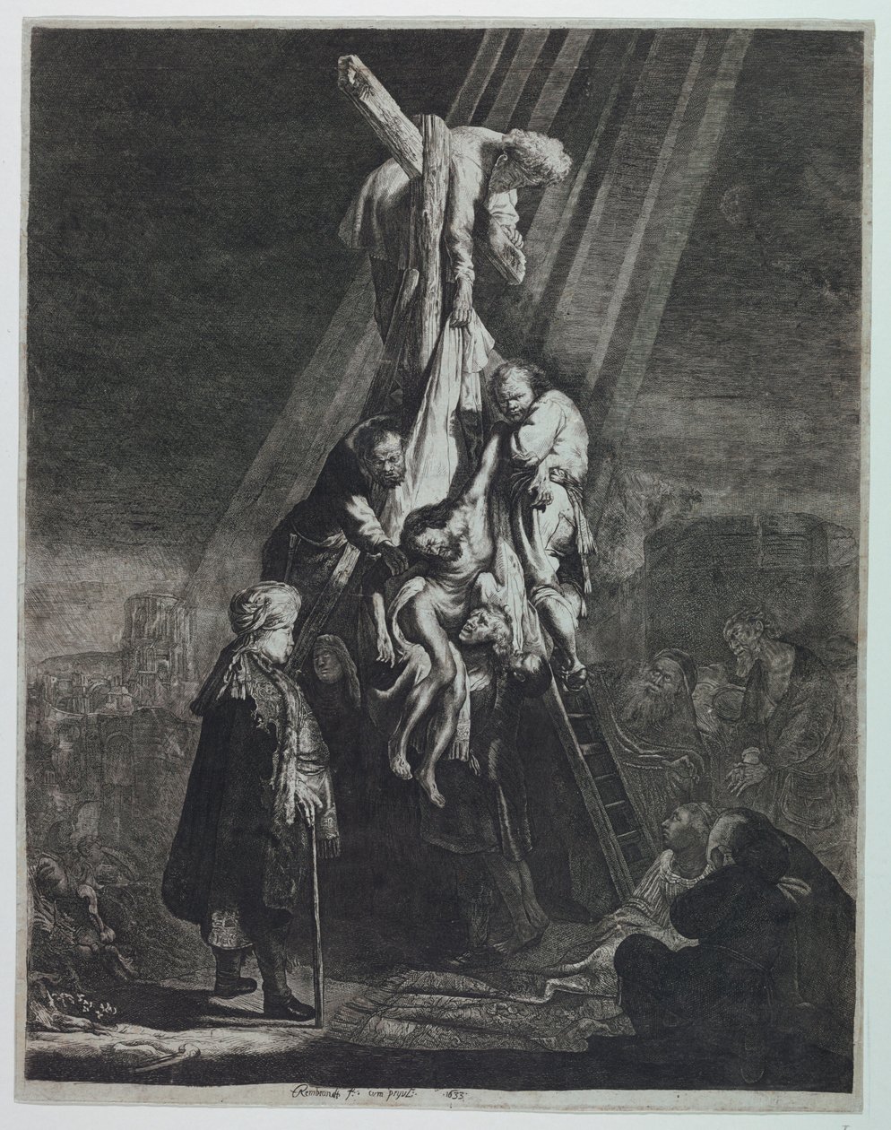 De kruisafneming door Rembrandt van Rijn