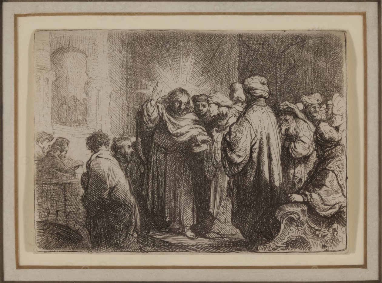 De belastingpenning, c.1635 door Rembrandt van Rijn