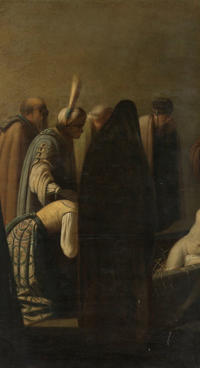 De Opwekking van Lazarus door Rembrandt van Rijn (school of)