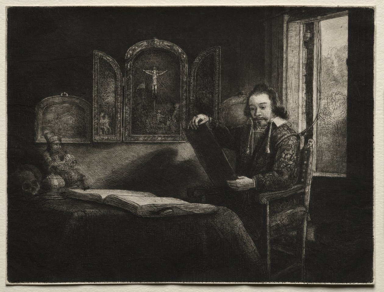 Abraham Francen, Apotheker door Rembrandt van Rijn