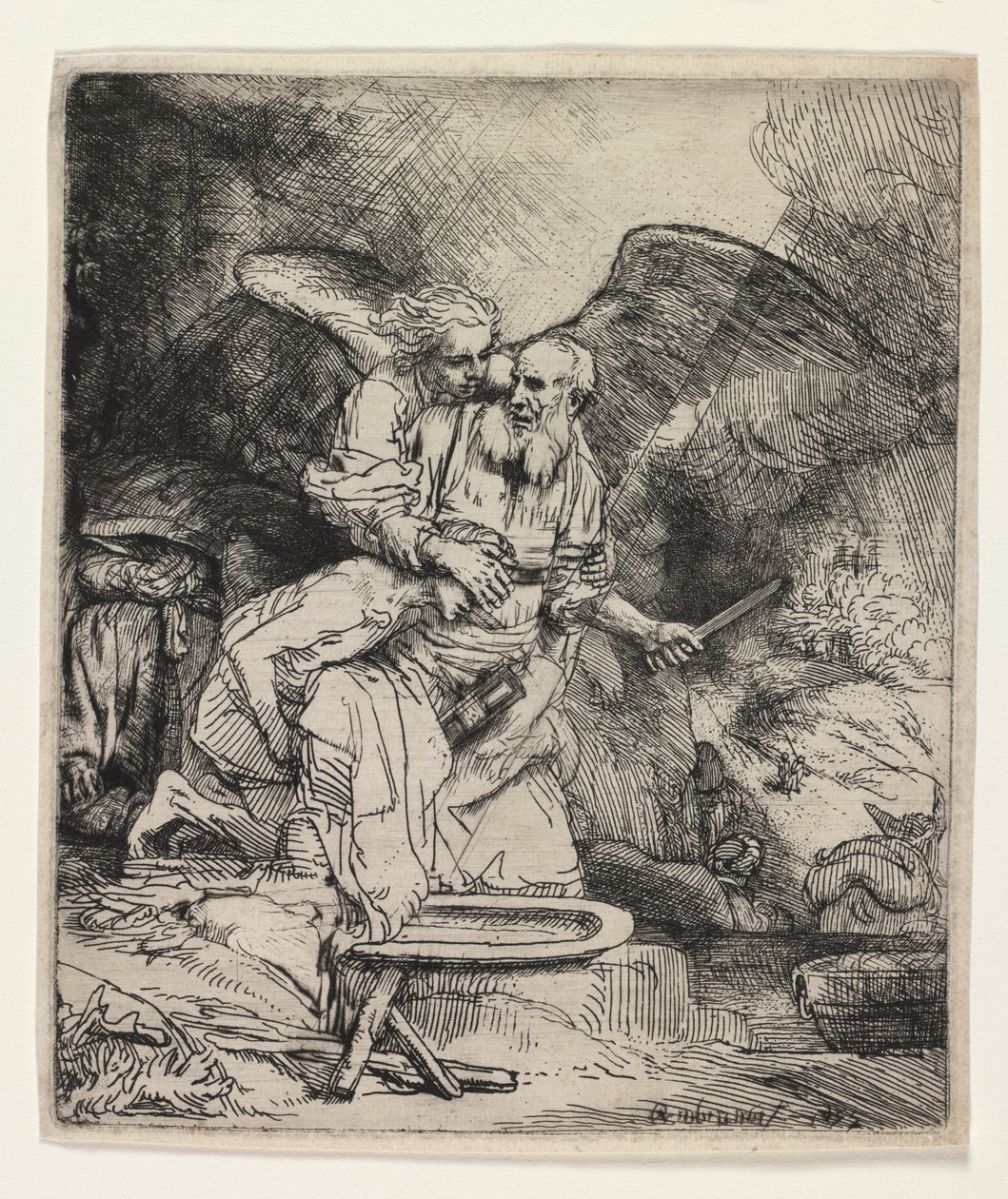 Abrahams Offer door Rembrandt van Rijn