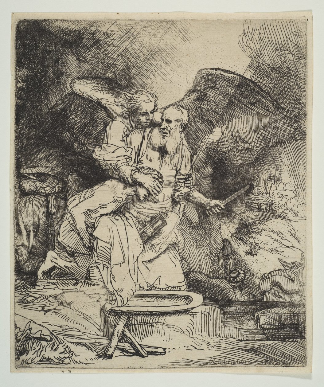 Abrahams offer door Rembrandt van Rijn