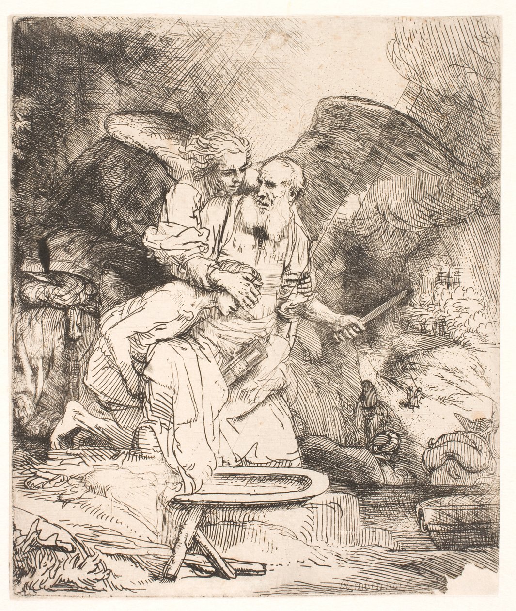 Abrahams offer door Rembrandt van Rijn