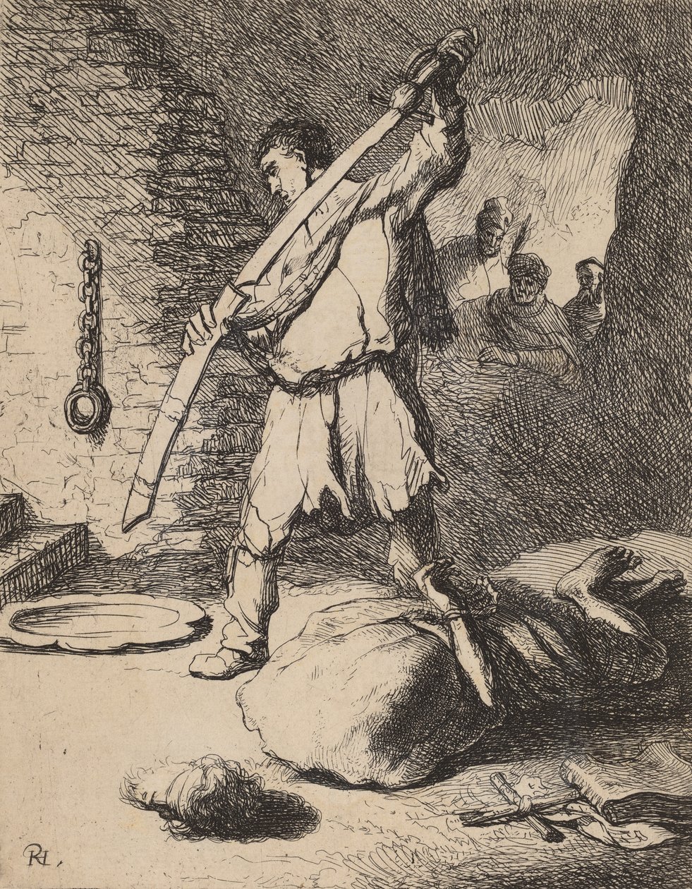 Onthoofding van Johannes de Doper door Rembrandt van Rijn