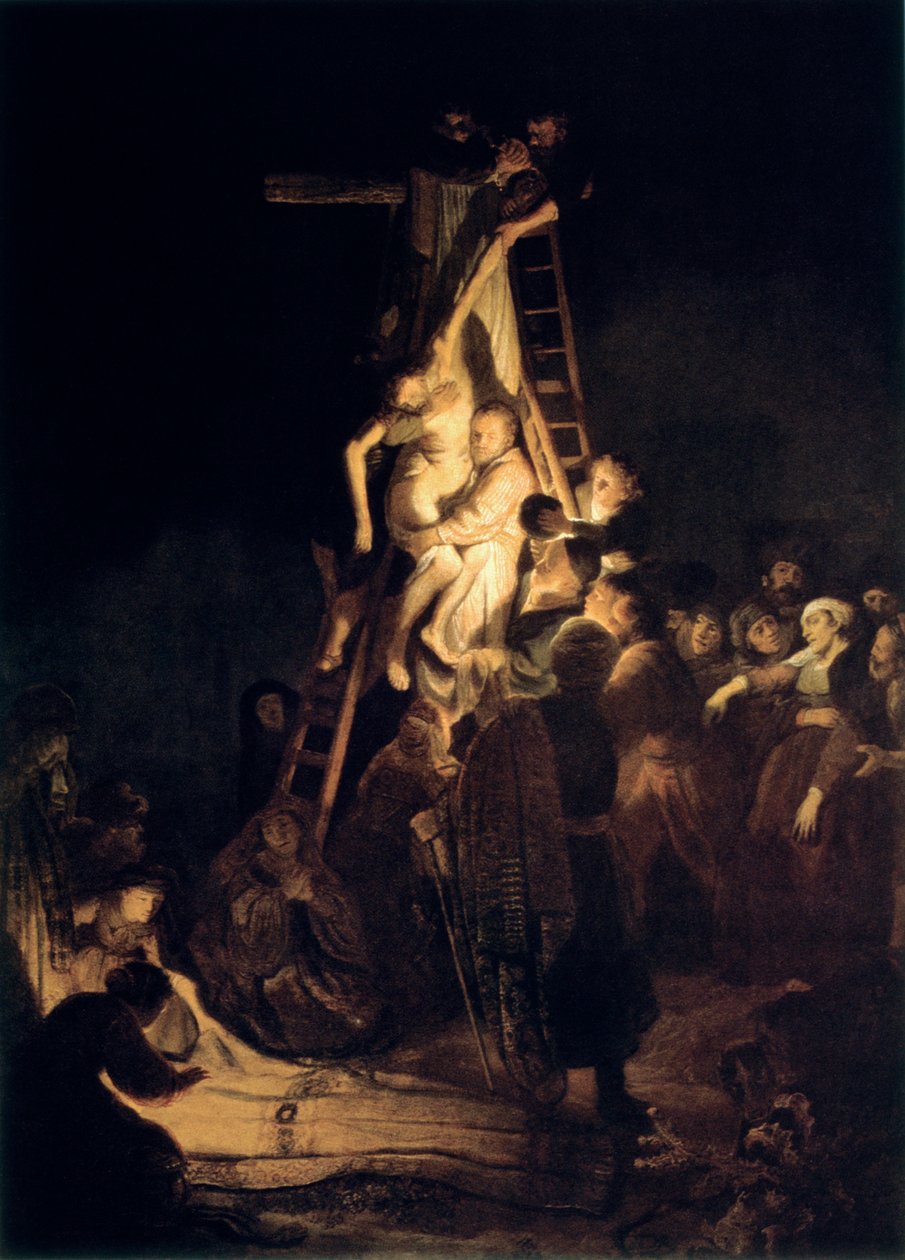 Afdaling van het kruis, 1634 door Rembrandt van Rijn