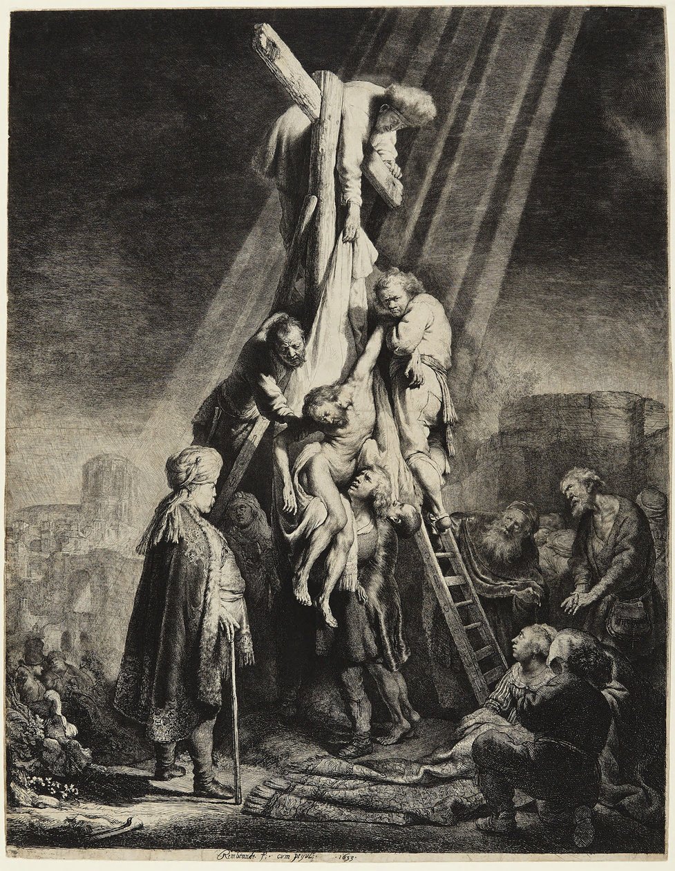 De afneming van het kruis door Rembrandt van Rijn