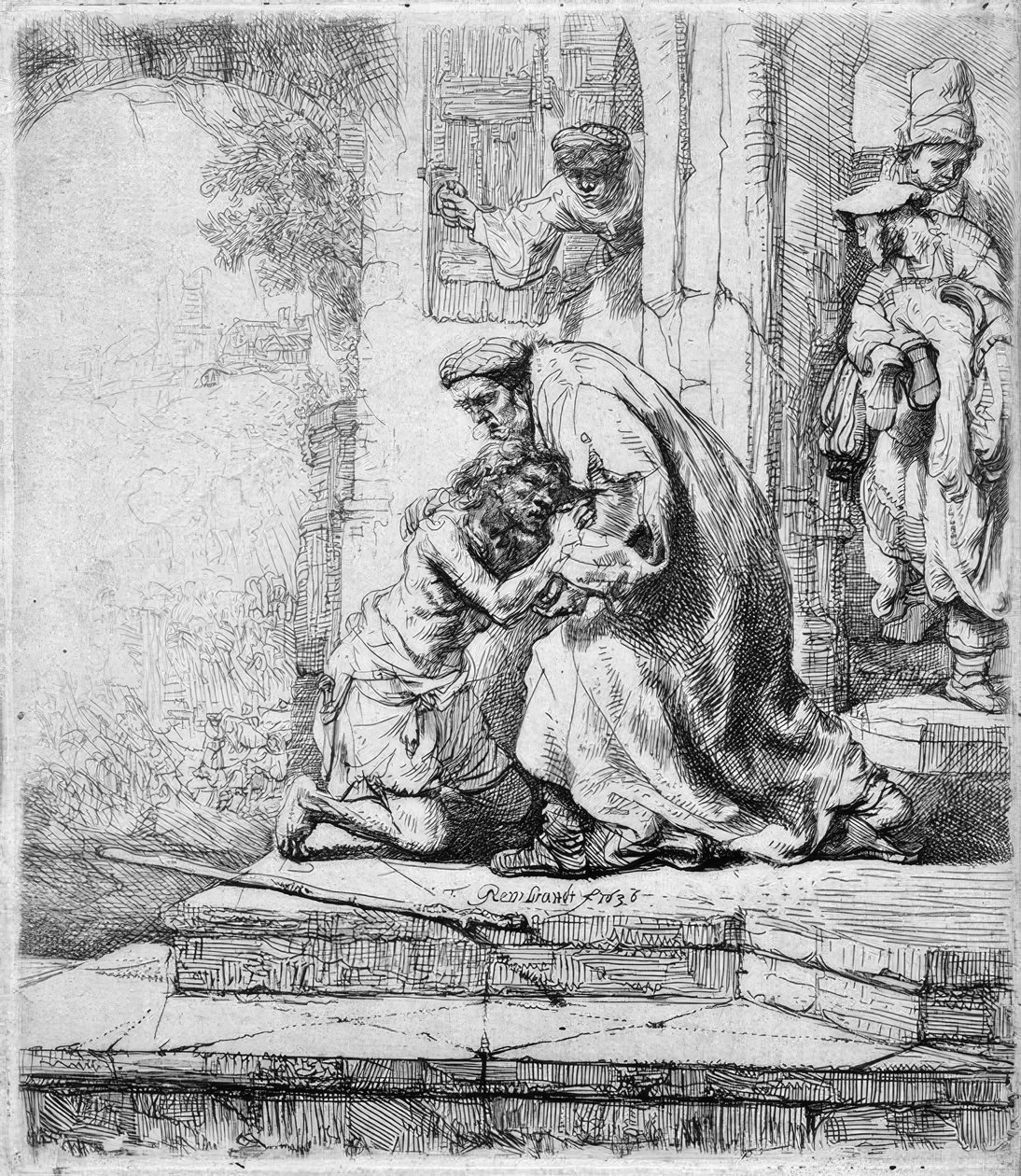 De terugkeer van de verloren zoon door Rembrandt van Rijn