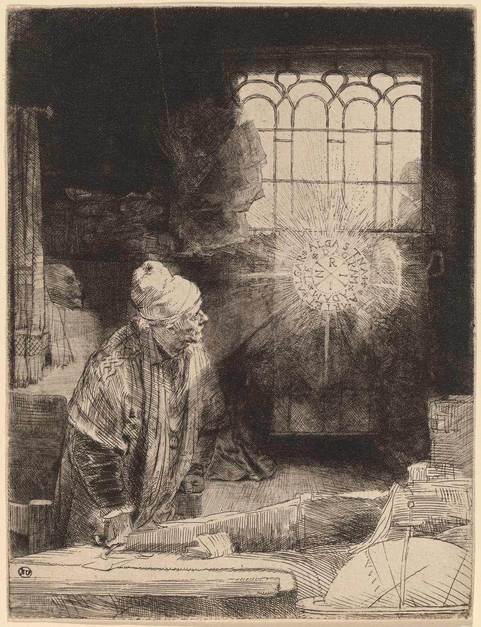 Faust door Rembrandt van Rijn