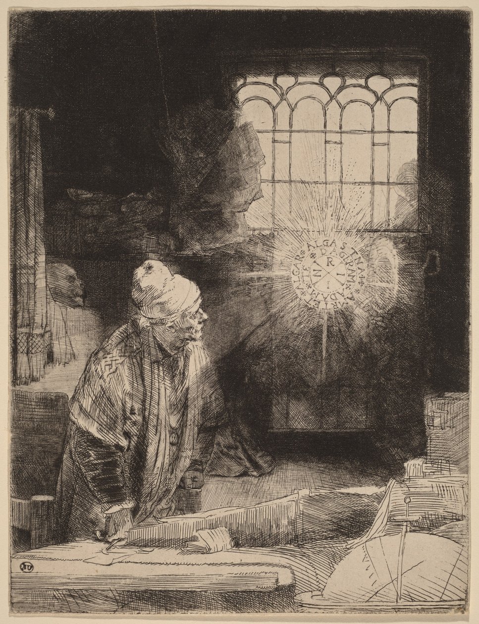 Faust door Rembrandt van Rijn